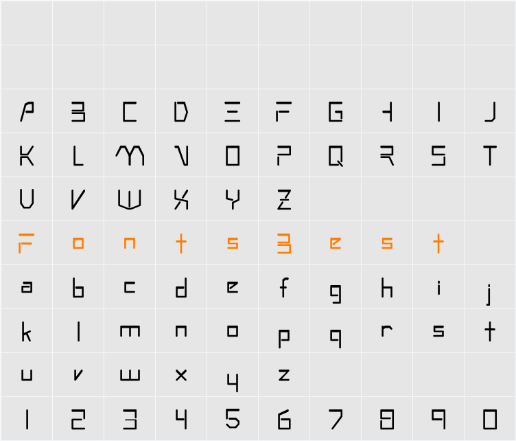 Andromeda Character Map