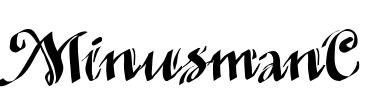 MinusmanC Font Image