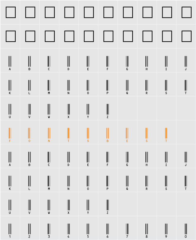 C39HrP60DmTt Character Map