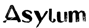 Asylum Font Image