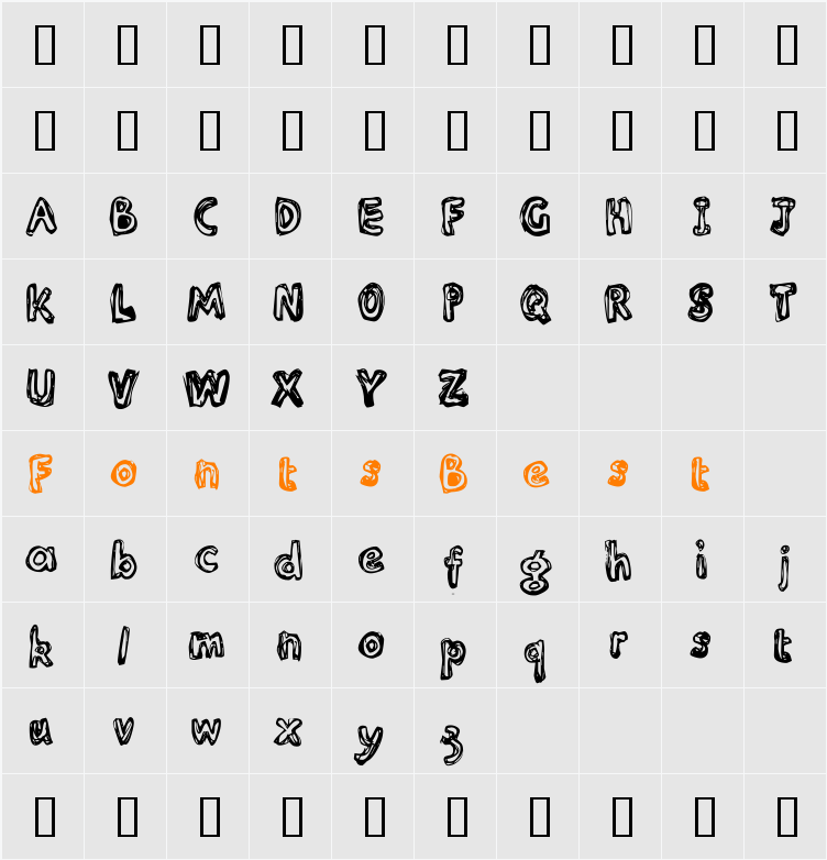 Inlines  Character Map