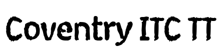 Coventry ITC TT Font Image