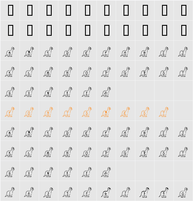 JI-Helled Character Map