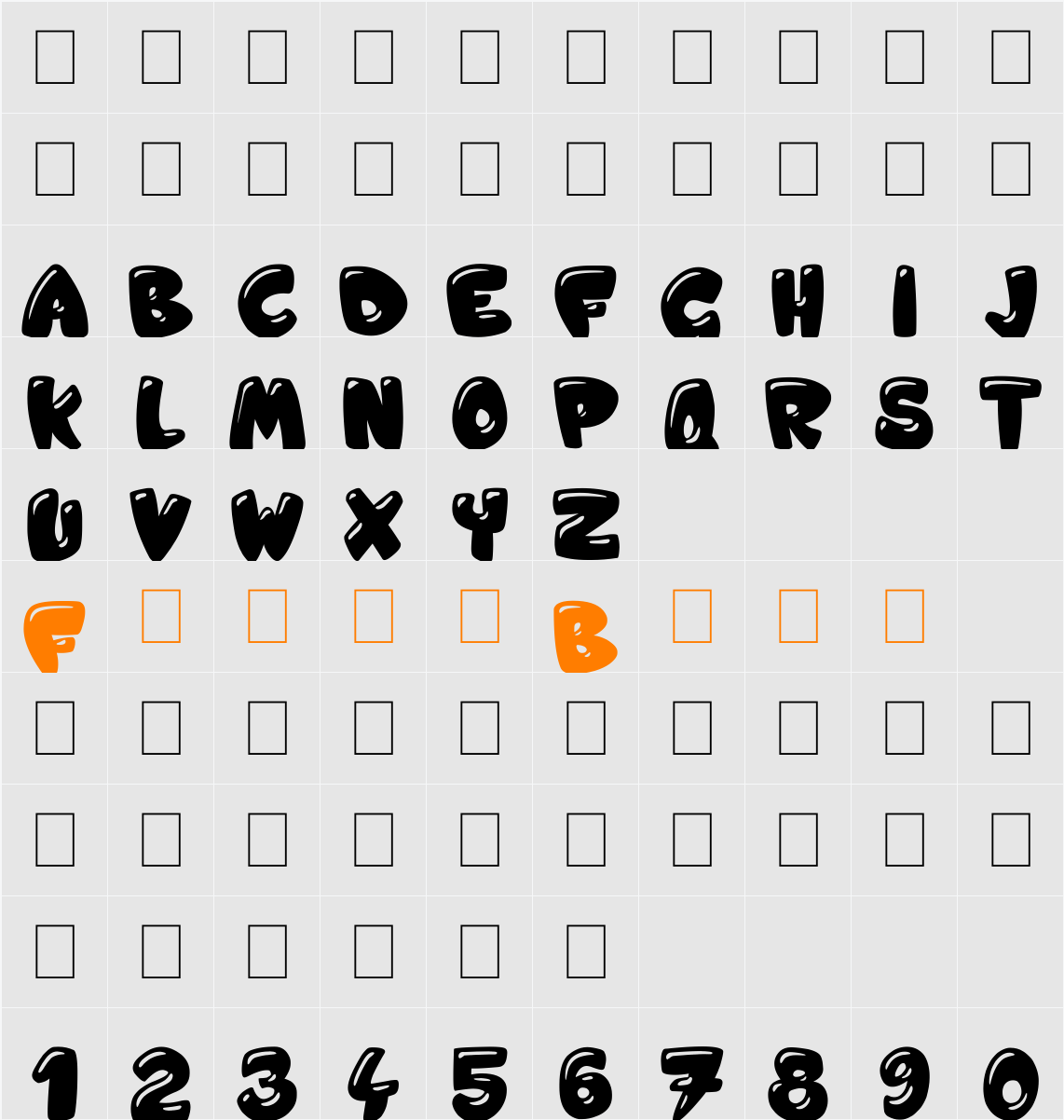 Jelly Crazies Character Map