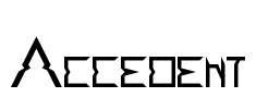 Accedent Font Image