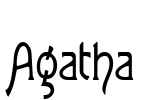 Agatha Font Image