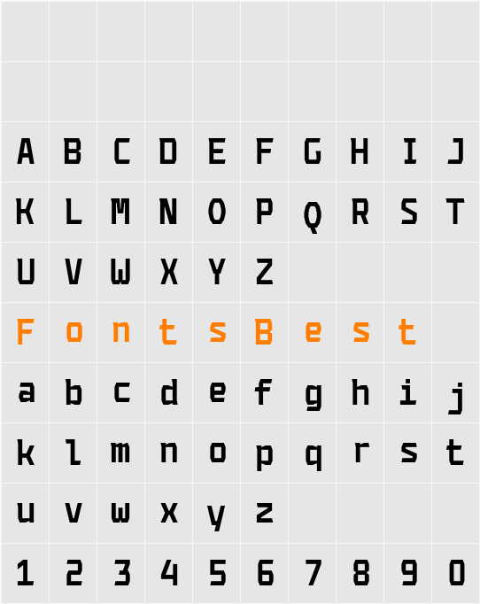 Codename Coder Free 4F Character Map