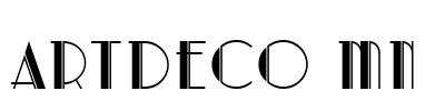 Artdeco MN Font Image