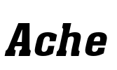 Ache Font Image