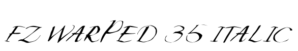 FZ WARPED 35 ITALIC