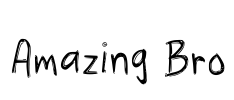 Amazing Bro Font Image