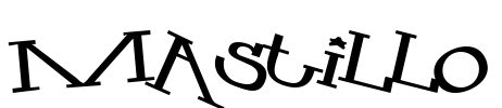 Mastillo2 Font Image