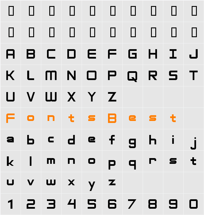 Adventure Subtitles Character Map