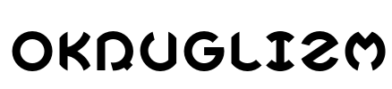 Okruglizm Font Image