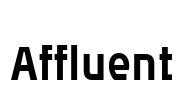 Affluent Font Image