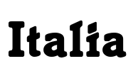 Italia Font Image