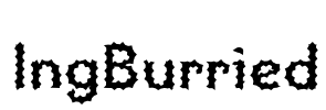 IngBurried Font Image