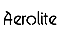 Aerolite Font Image