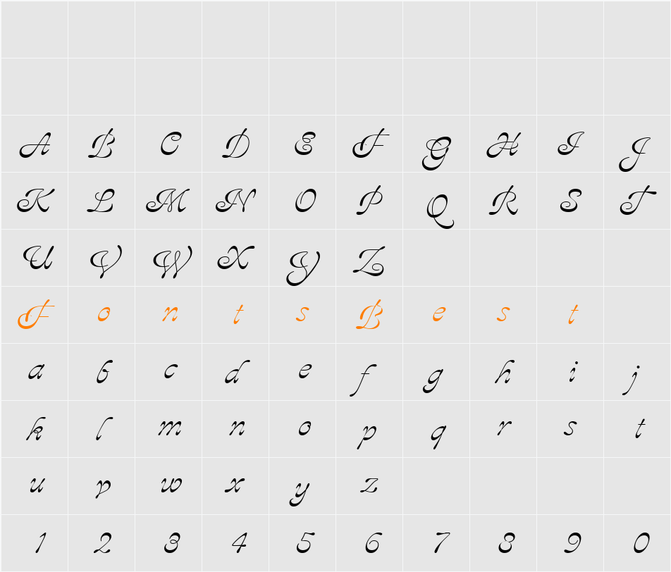 Aja Character Map