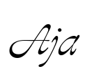 Aja Font Image