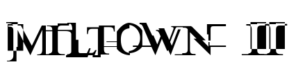 Miltown II Font Image