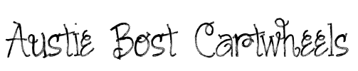 Austie Bost Cartwheels Font Image