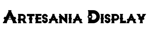 Artesania Display Font Image