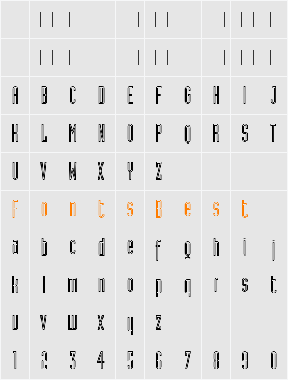 Assembly SSi Character Map