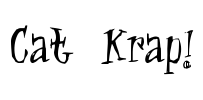 Cat Krap! Font Image