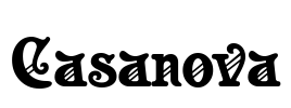 Casanova Font Image