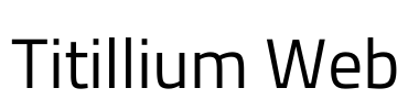 Titillium Web Font Image