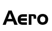 Aero Font Image