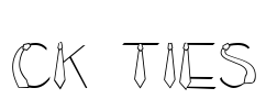 CK Ties Font Image