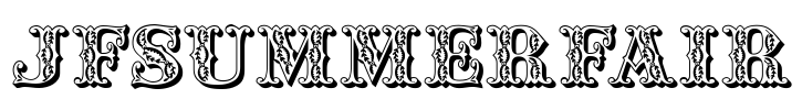 JFSummerFair Font Image