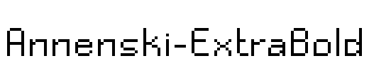 Annenski-ExtraBold Font Image