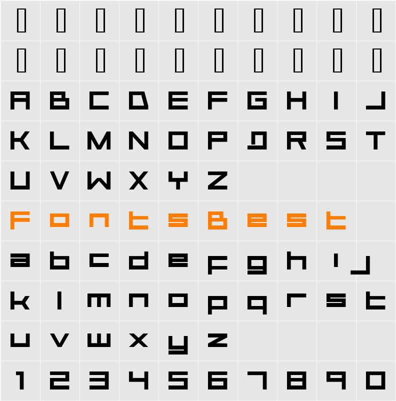 Aerial Character Map