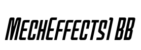 MechEffects1 BB Font Image