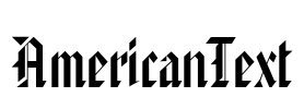 AmericanText Font Image