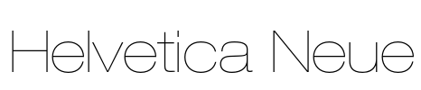 Helvetica Neue Font Image