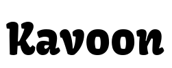 Kavoon Font Image