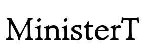 MinisterT Font Image