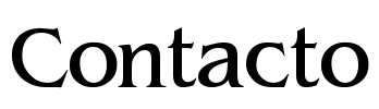 Contacto Font Image