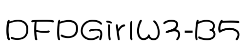 DFPGirlW3-B5 Font Image