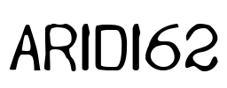 ARIDI62 Font Image