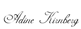 Adine Kirnberg Font Image