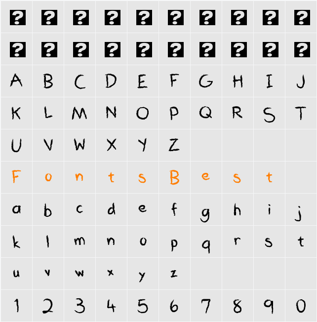 Crayawn Character Map