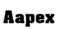 Aapex Font Image