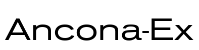 Ancona-Ex Font Image