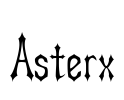 Asterx Font Image