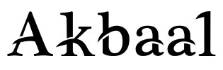 Akbaal Font Image